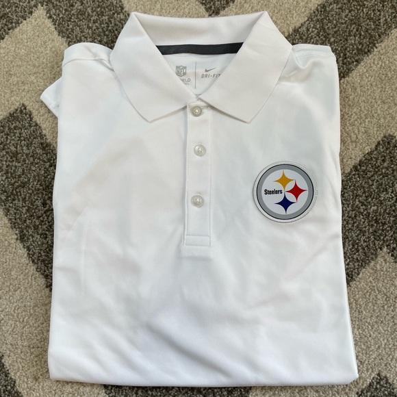 Nike official NFL on-field Steelers Polo, Men’s size small - Picture 1 of 13